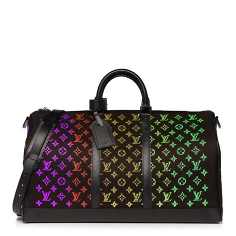 lv glowing bag|LOUIS VUITTON Jacquard Monogram Light Up Keepall.